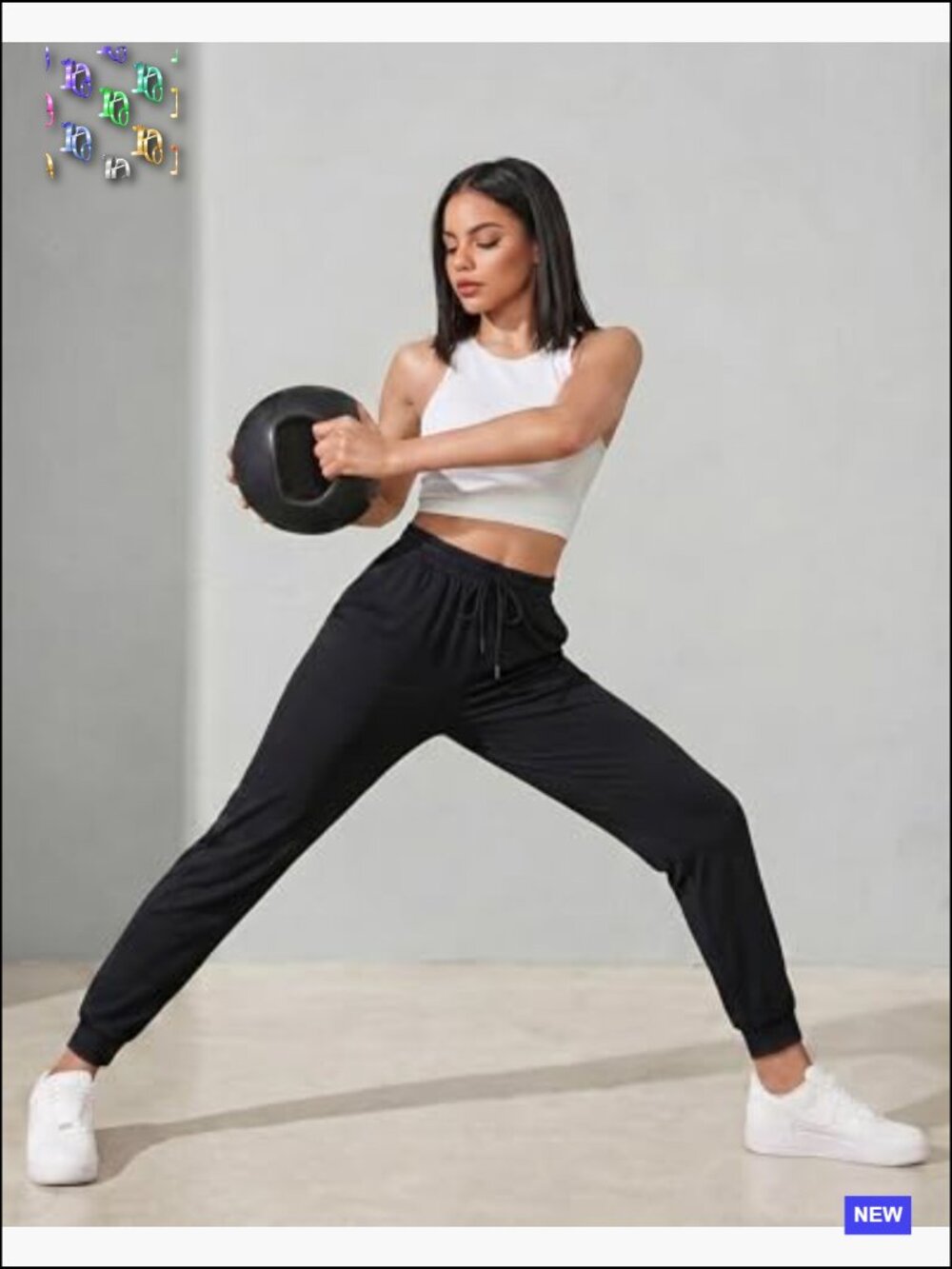 High Waist Sweatpants Joggers Stretch Track Pants Athletic Workout Pockets Yoga - Picture 4 of 7